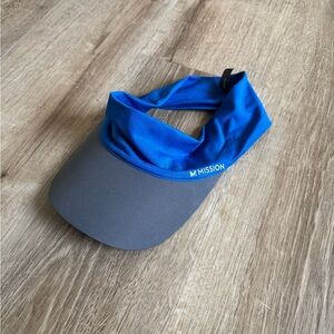 Mission Blue and Gray Women's Visor